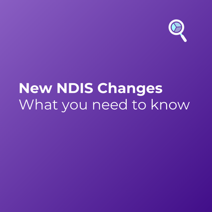 New NDIS changes from 3rd October